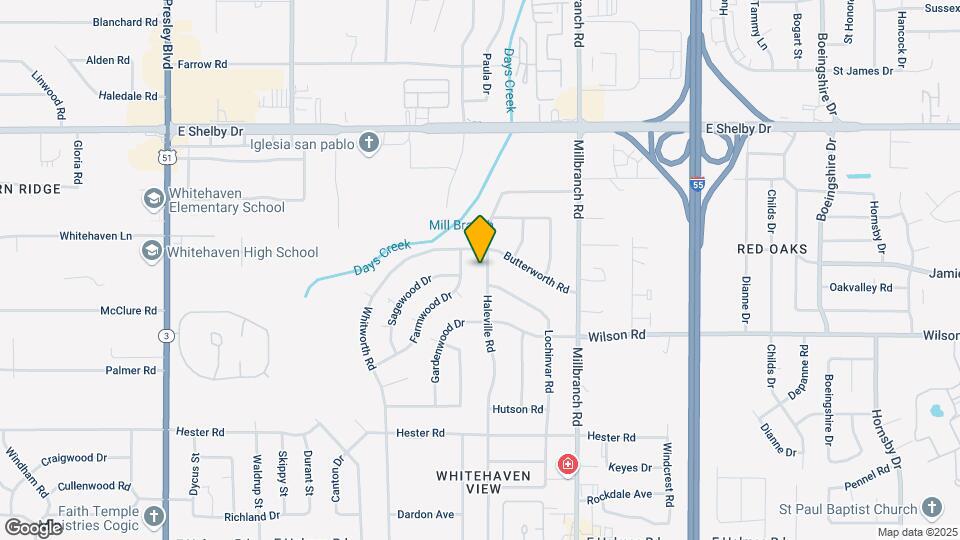 4859 Haleville Rd Map and Location Details