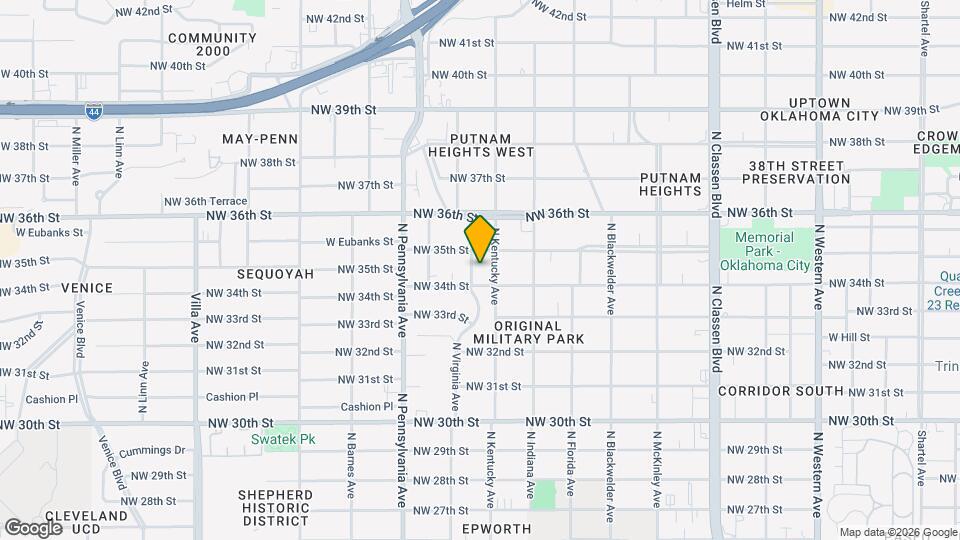 3508 N Virginia Ave Map and Location Details