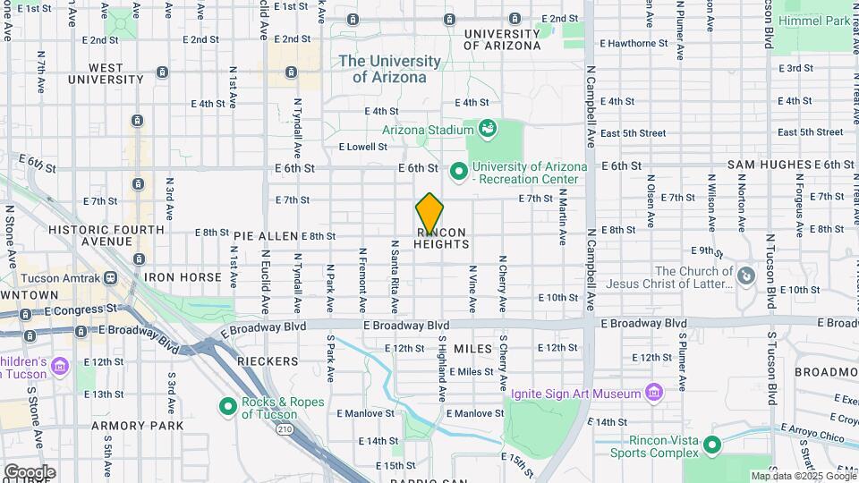 1320-1330 E 8th St Map and Location Details