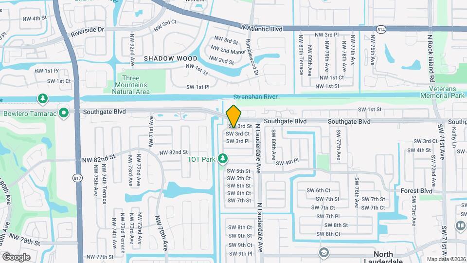 8221 SW 3rd Ct Map and Location Details