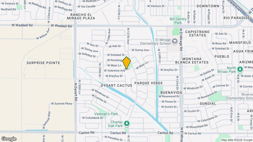 13101 N 127th Ln Map and Location Details