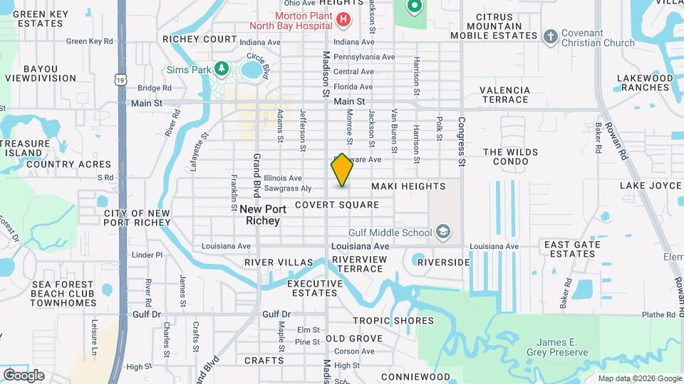 6029 Wyoming Ave Map and Location Details