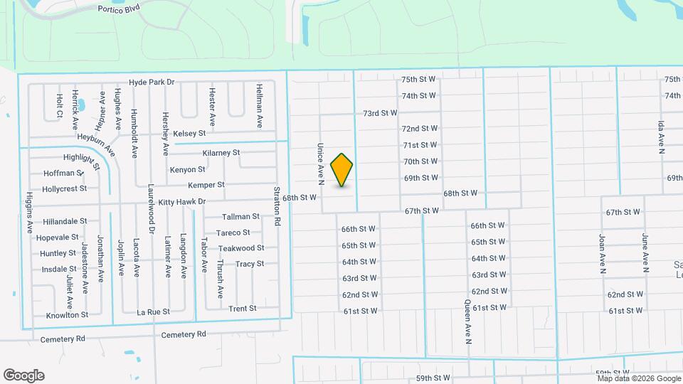 3506 68th St W Map and Location Details