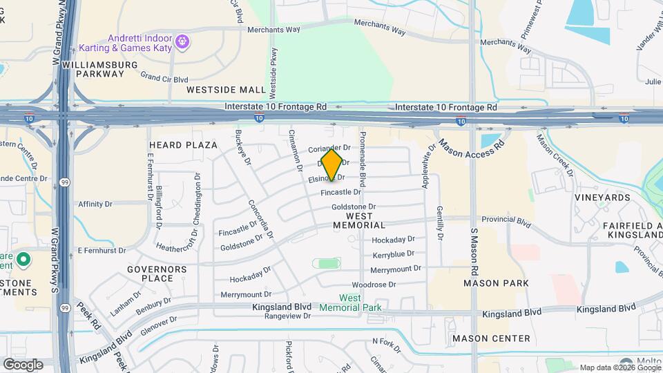 22406 Fincastle Dr Map and Location Details