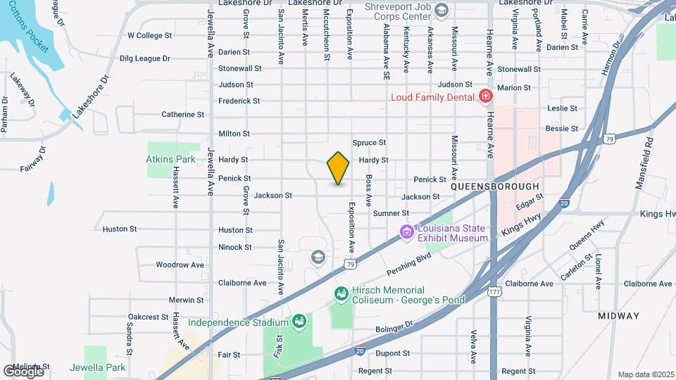 3224 Jackson St Map and Location Details