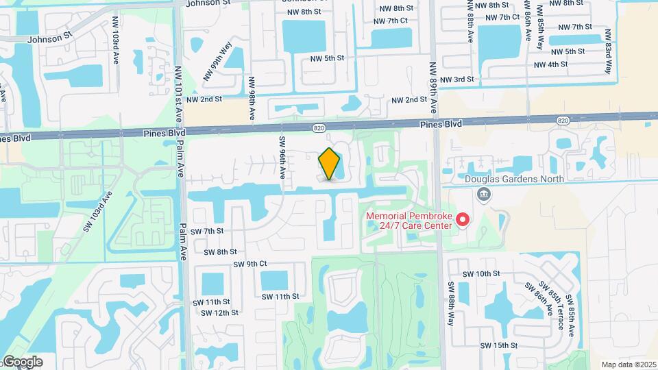 9490 Palm Cir S Map and Location Details