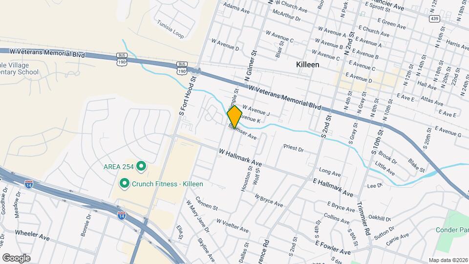 512 Raymond St Map and Location Details