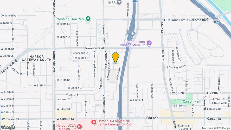 20940 Conradi Ave Mapa y Detalles de la Ubicación