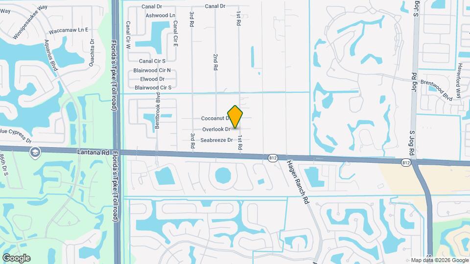 7406 Overlook Dr, Unit Primary Map and Location Details