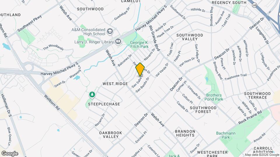 823 San Saba Dr Map and Location Details