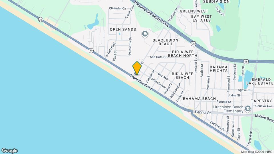 14324 Front Beach Rd Map and Location Details