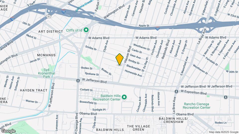 5519 Homeside Ave Map and Location Details