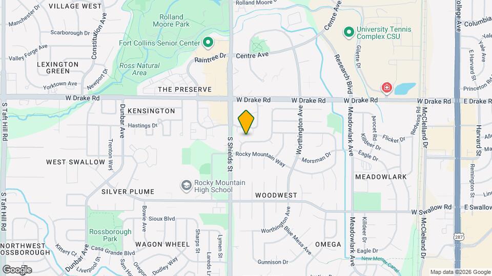 1012 Wagonwheel Dr Map and Location Details