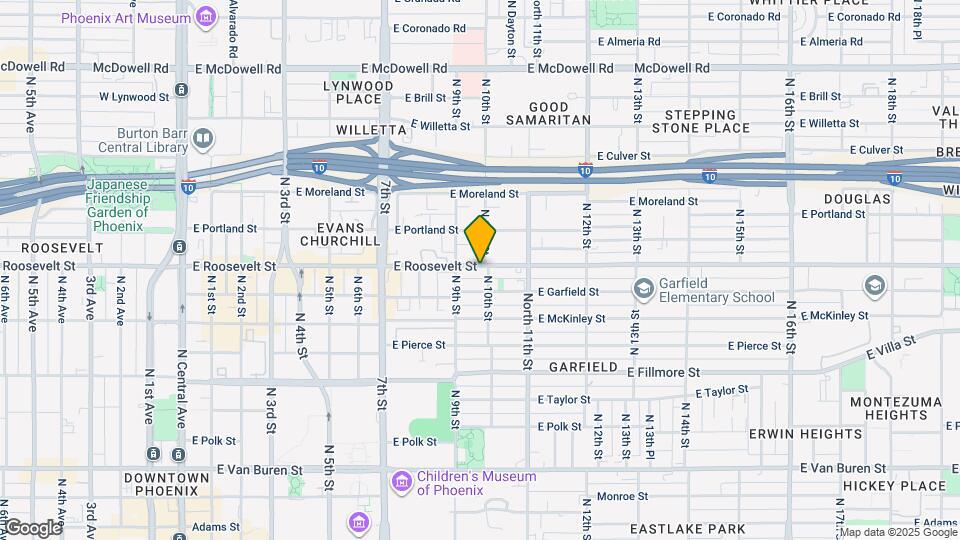 921 E Roosevelt St Mapa y Detalles de la Ubicación