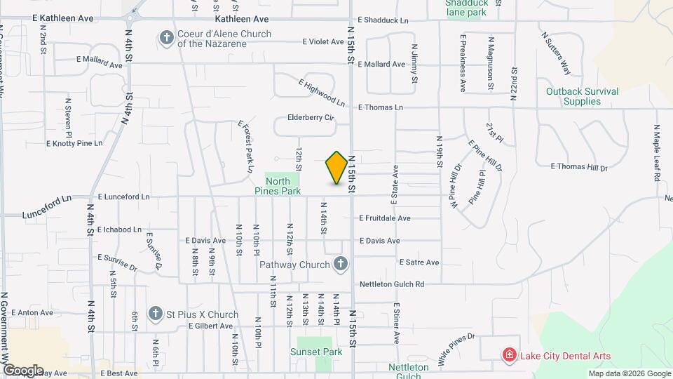 1423 E Lunceford Ln Map and Location Details