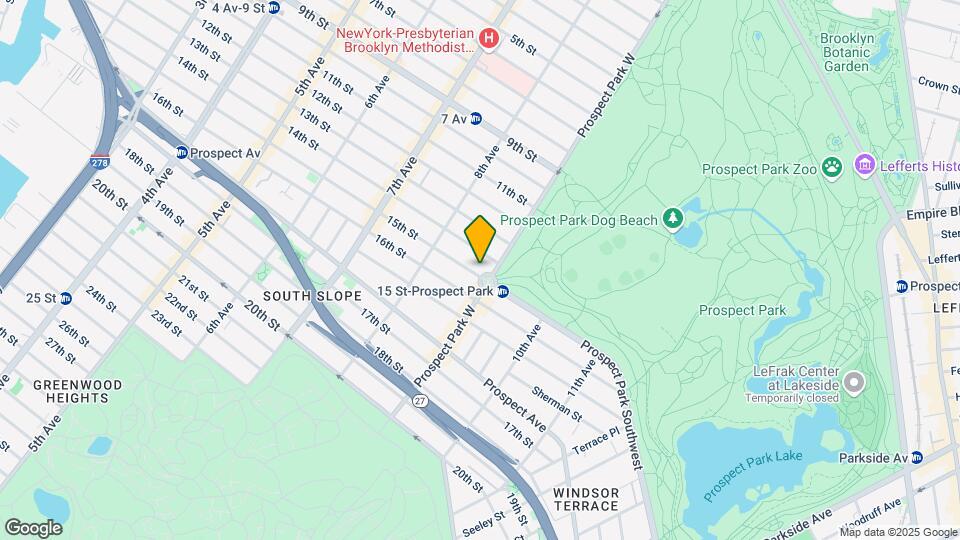 195 Prospect Park W Map and Location Details