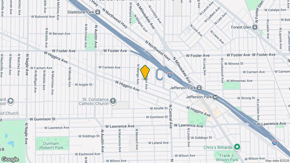 5010 N Major Ave Map and Location Details