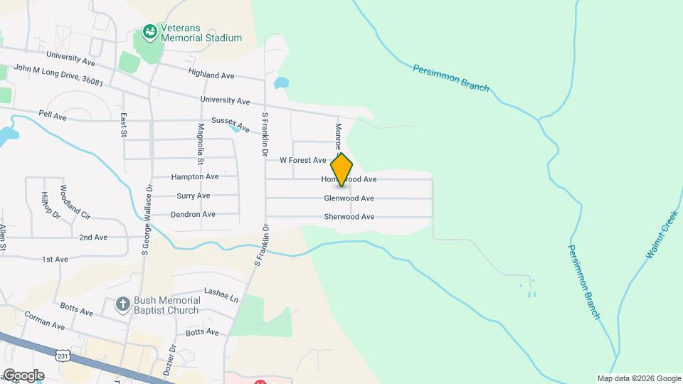 126 Glenwood Ave Map and Location Details