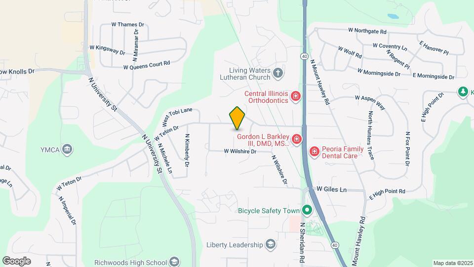 6926 N Flamingo Ct Map and Location Details