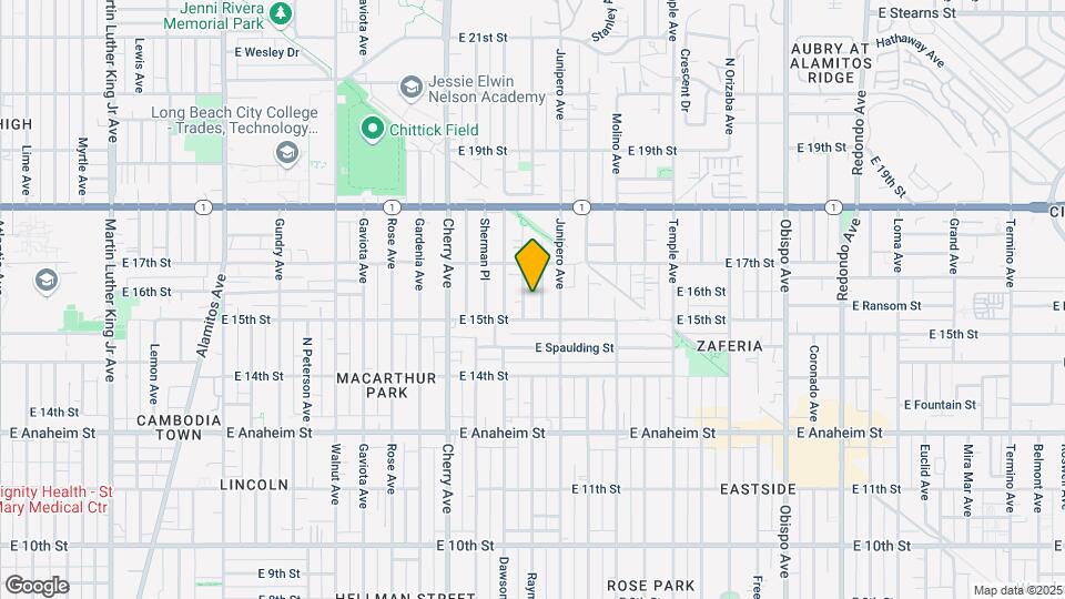 1524 N Stanton Pl Map and Location Details