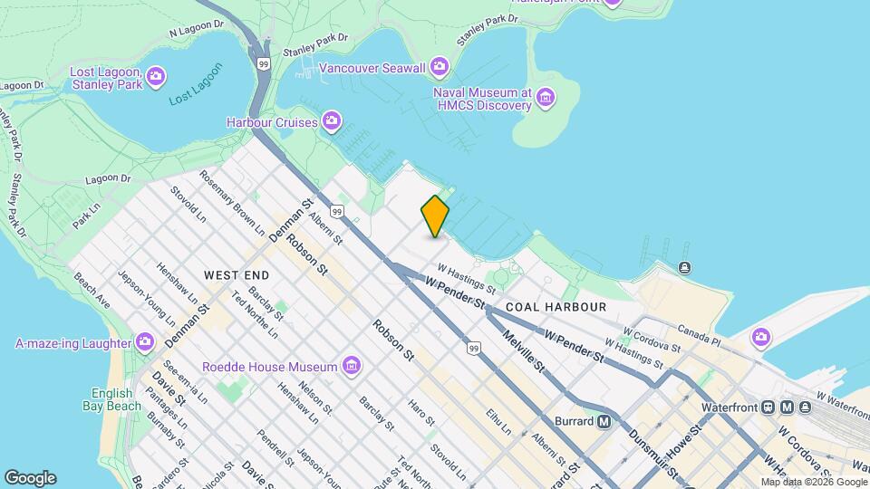 535 Nicola St Map and Location Details