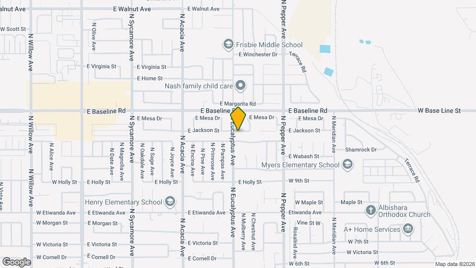 709 E Jackson St Map and Location Details