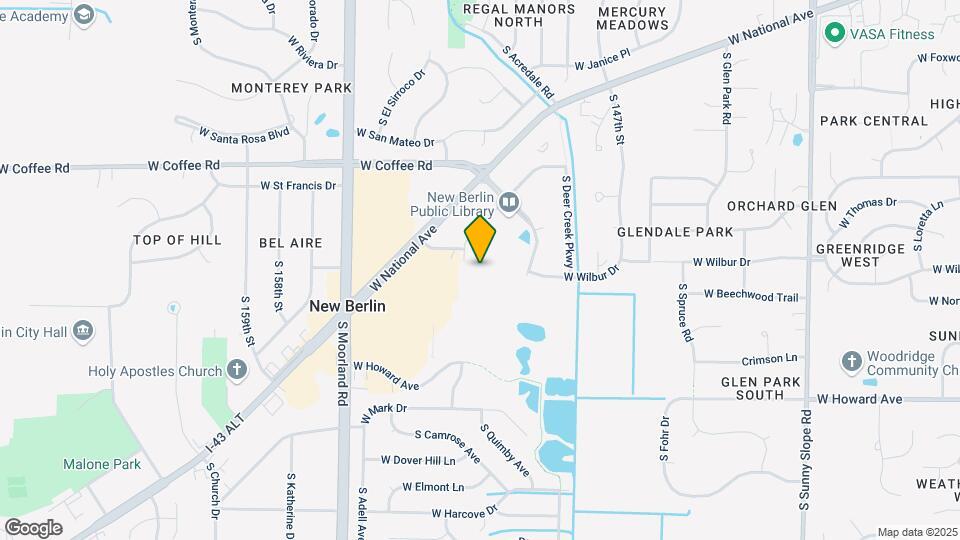 15295 W Library Ln Map and Location Details