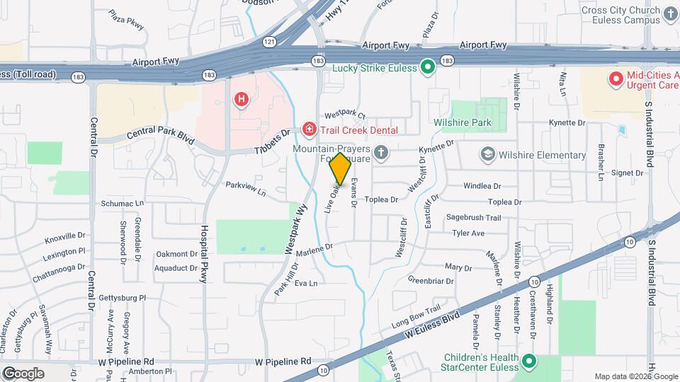 509 Live Oak Dr Map and Location Details
