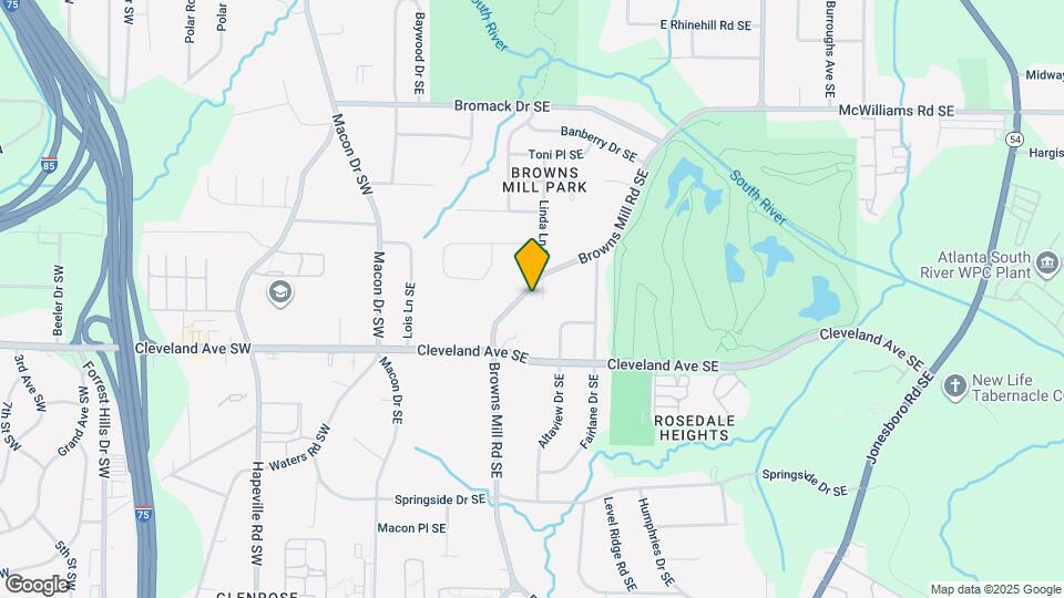 2628 Browns Mill Rd SE Map and Location Details