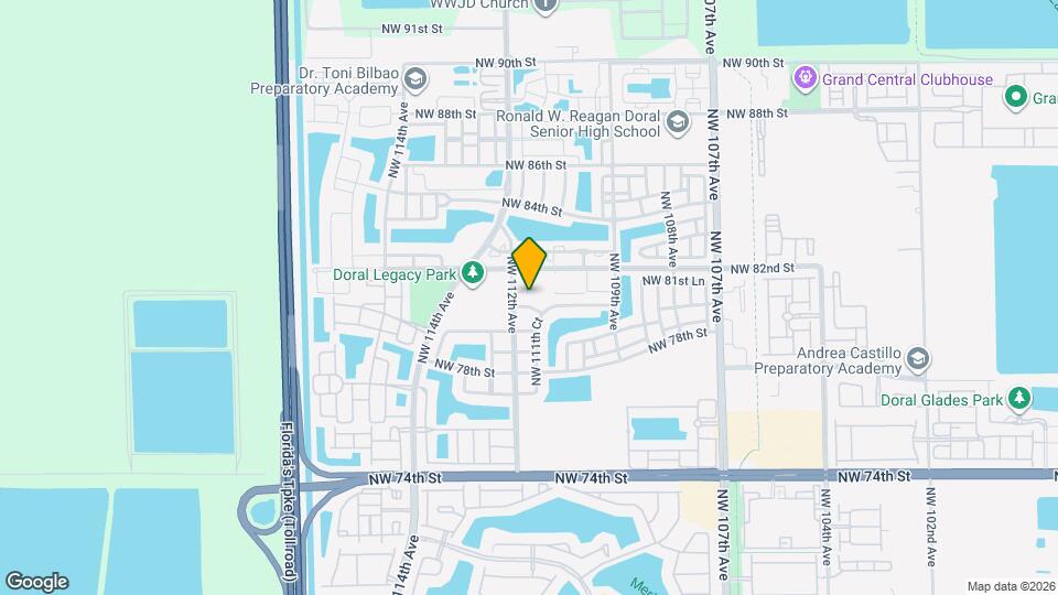 11159 NW 80th Ln Map and Location Details