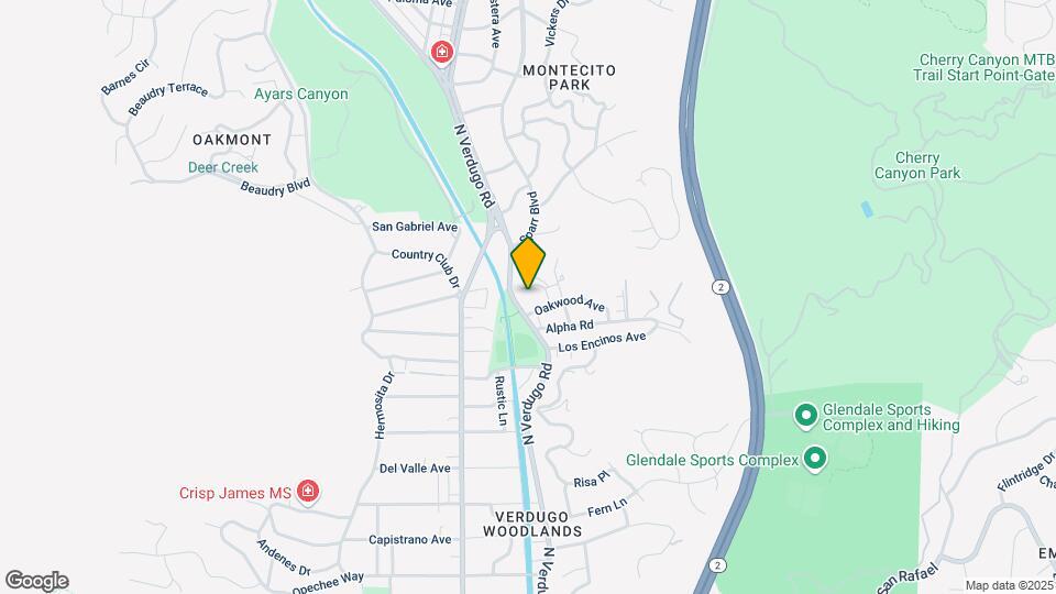 Verdugo Penthouse Condominiums Map and Location Details