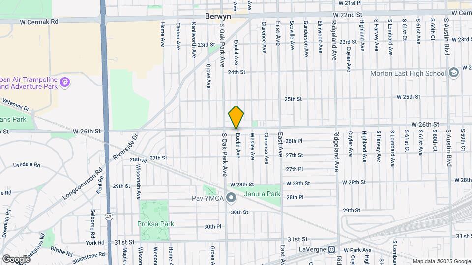 2602 Euclid Ave Map and Location Details