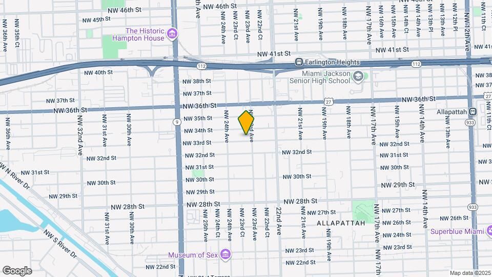 2321 NW 33rd St Map and Location Details