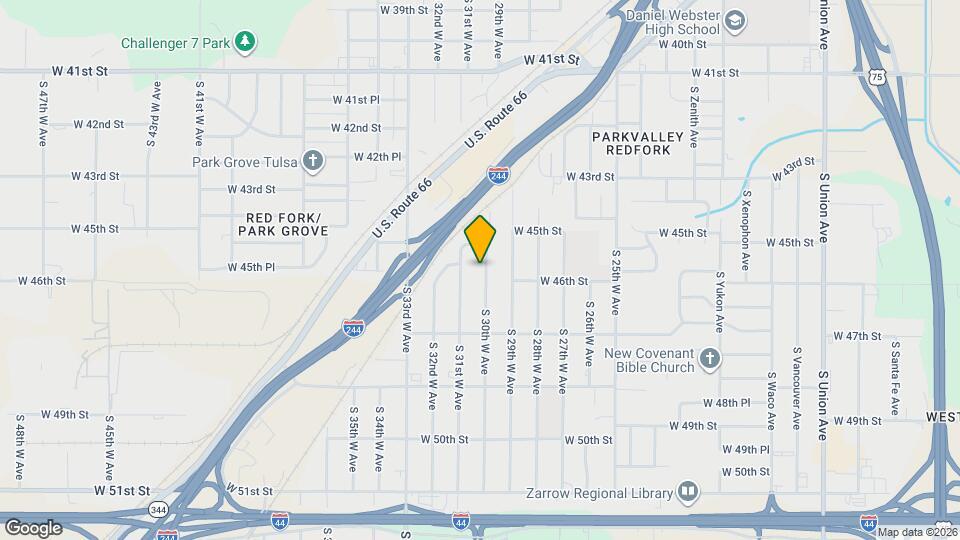 4540 S 30th W Ave Map and Location Details
