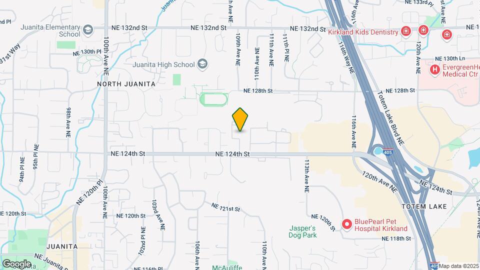 Juanita Country Club Condominium Map and Location Details