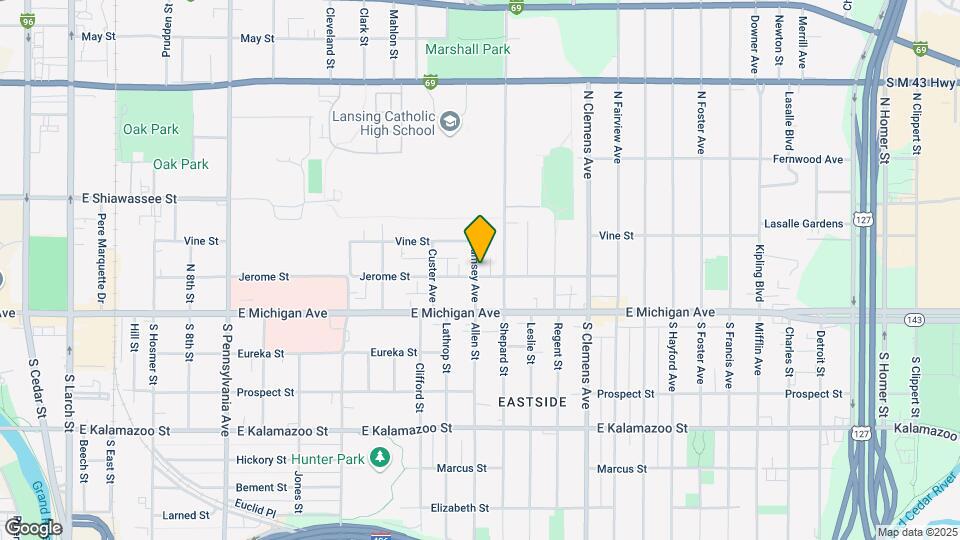 1603 Jerome St, Unit B Map and Location Details