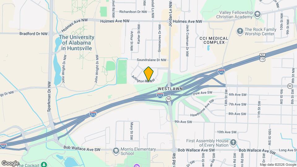 4125 Arlington Rd NW Map and Location Details