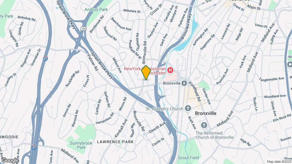Bronxville Court Mapa y Detalles de la Ubicación