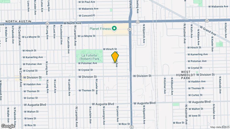 4907 W Potomac Ave Map and Location Details