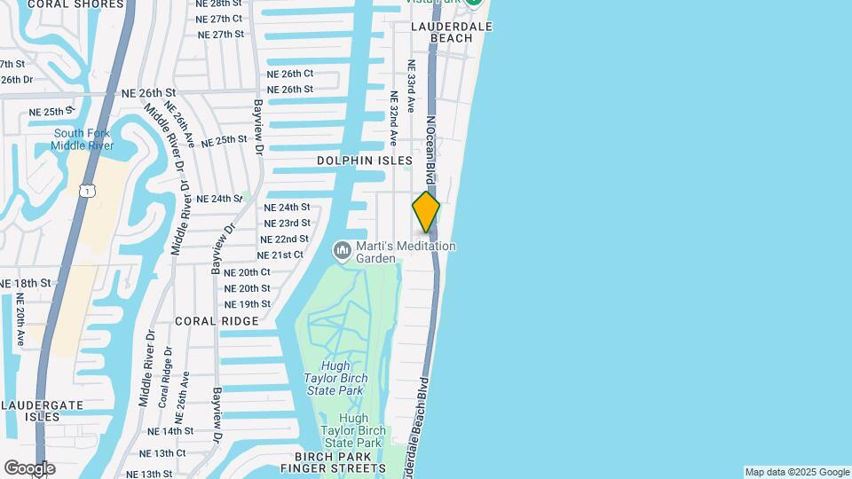 Shore Club Condominiums Mapa y Detalles de la Ubicación