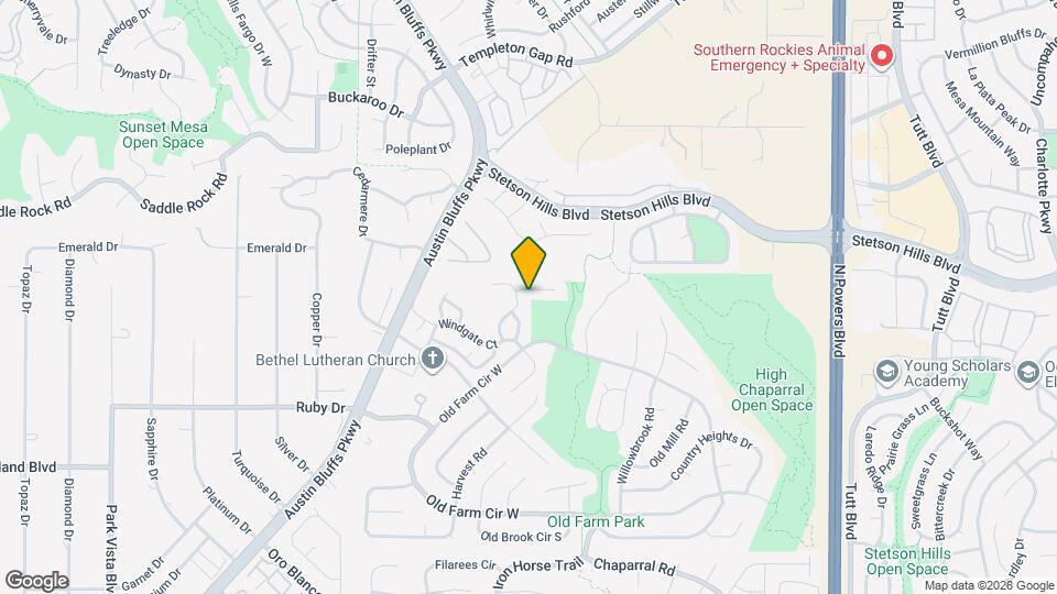 5123 Eros Way Map and Location Details