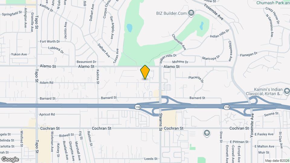 2704 Simi Hills Ln Map and Location Details