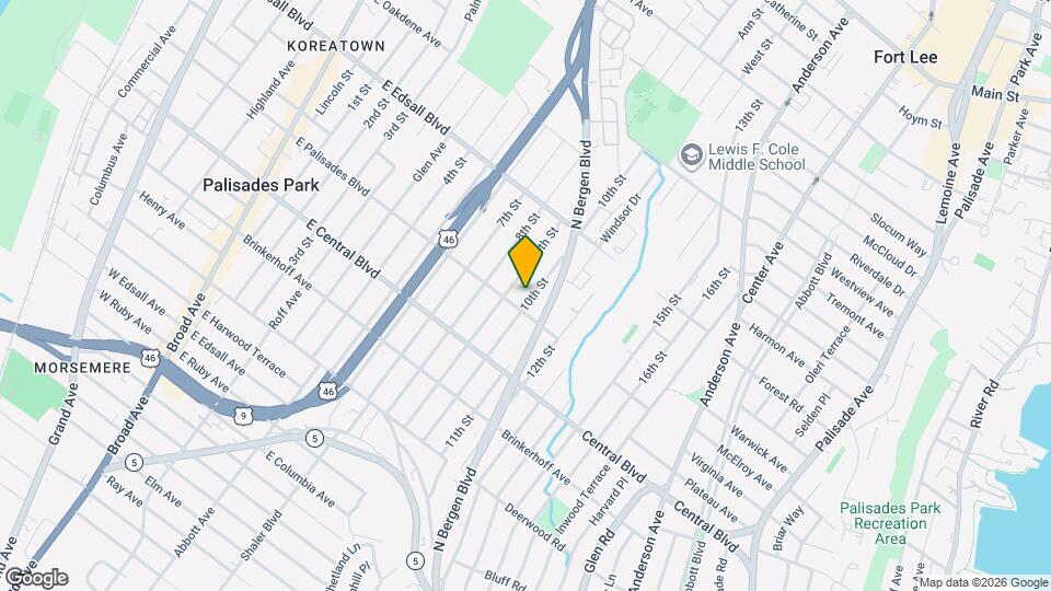 411 10th St Map and Location Details