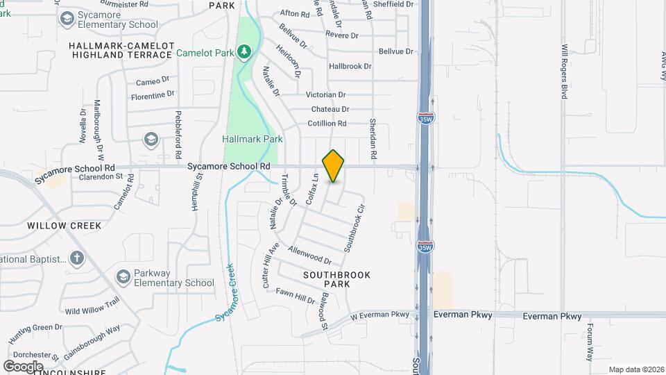 7921 Rockdale Rd Map and Location Details