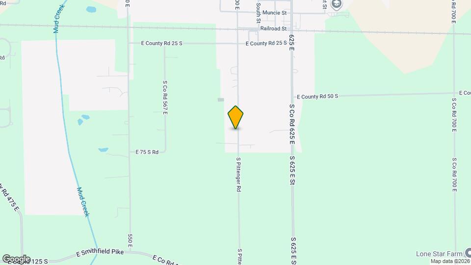 1109 S Pittenger Rd Map and Location Details