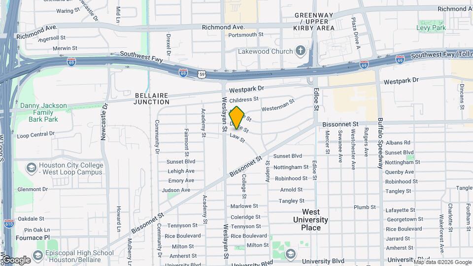 3914 Law St Map and Location Details