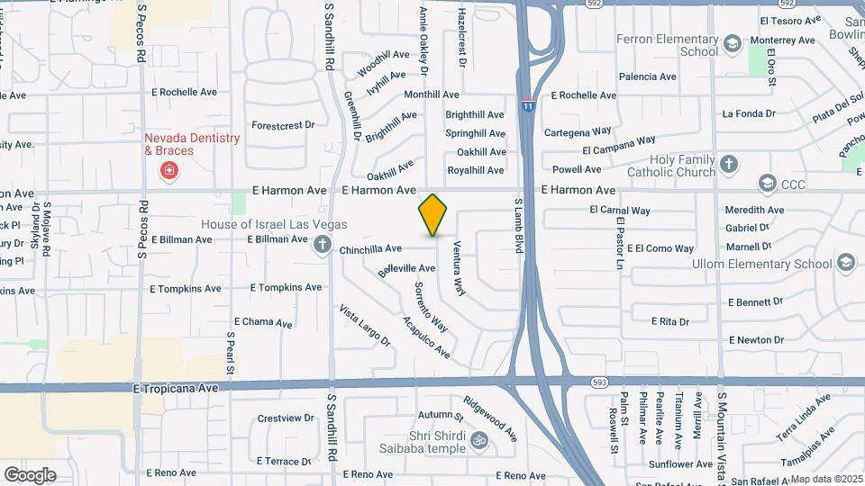 4004 Chinchilla Ave Map and Location Details