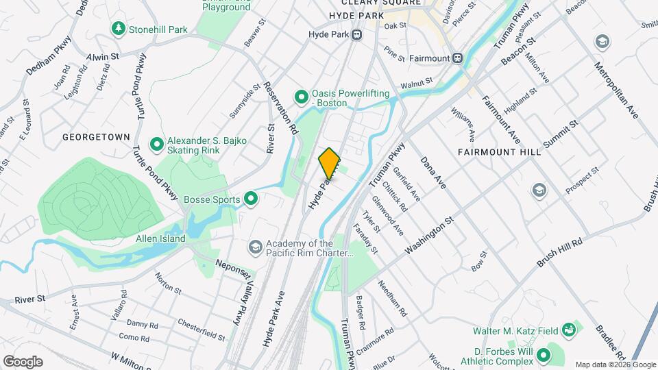 1488 Hyde Park Ave, Unit 2 Mapa y Detalles de la Ubicación