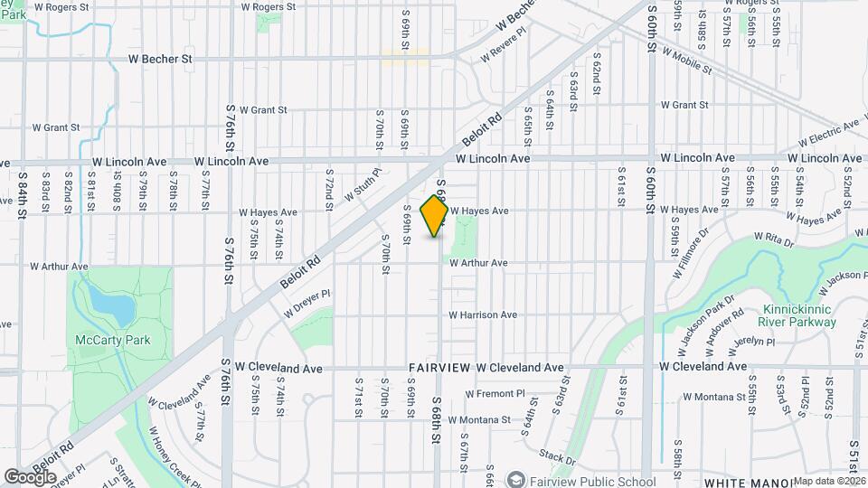 2451 S 68th St Map and Location Details