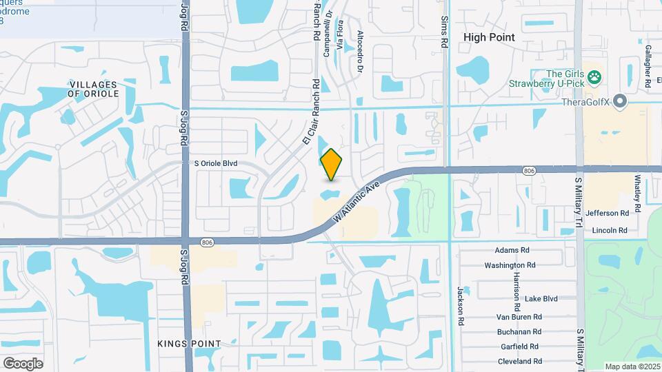 Delray Condos Map and Location Details